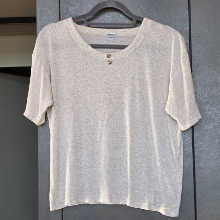 🐸 MISSA T-SHIRT 36 / 38 WUNDERSCHÖN GEKETTELTE RÄNDER