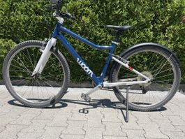 Kinderfahrrad woom 6 blau mit Gebrauchsspuren