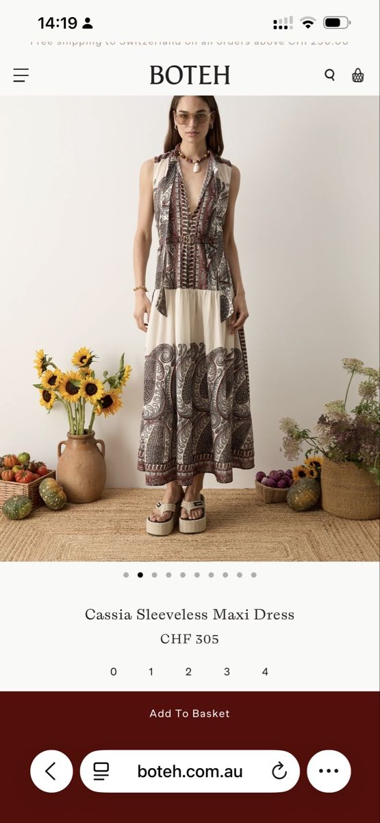 Robes: Boteh Cassia Maxi dress – D'occasion à Rain par thesta24 1