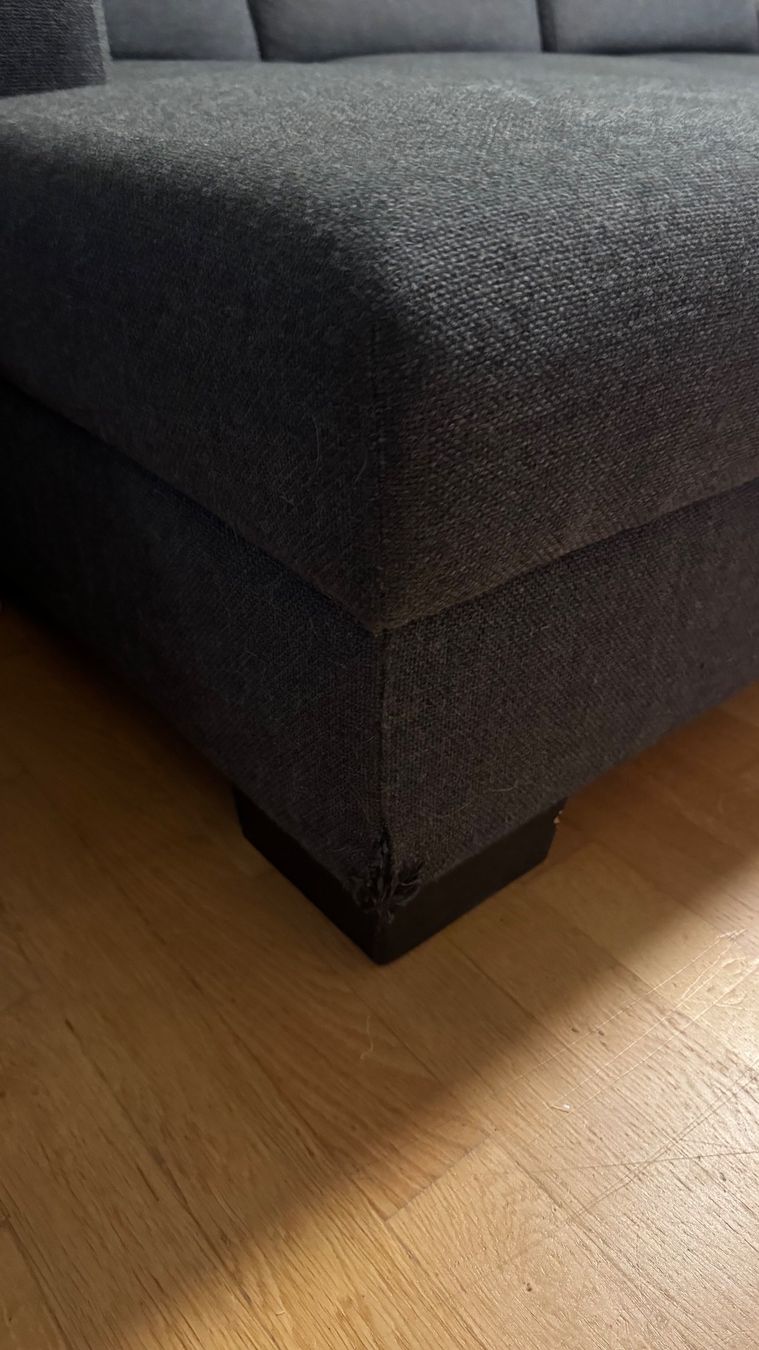 Ikea Sofas: Corner Sofa Sorvallen with Storage Box, Dark Grey – Gebraucht aus Buochs von art_6wlg 3