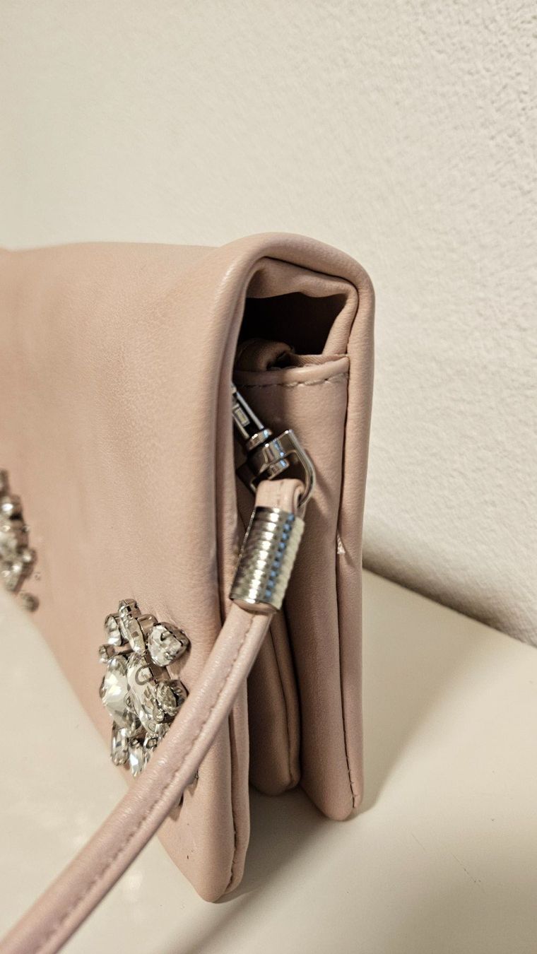 Borse da donna: Handtasche Clutch rosa Kristalle – Usato da Schaan venduto da car_wrv2 2