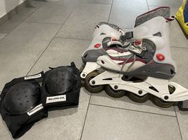Rollschuhe 37/38 mit Schutz
