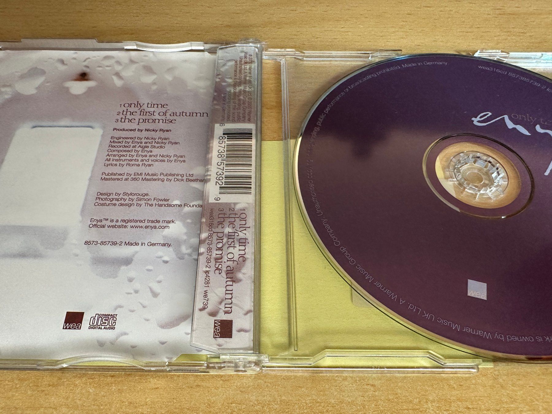 CD: Enya – Only Time - Single CD – Usato da Rikon im Tösstal venduto da Alpenmutz 1