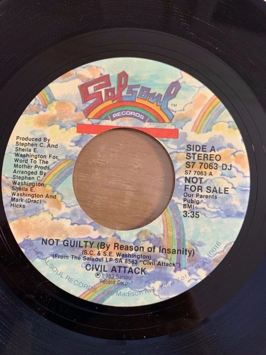Schallplatten: Civil Attack - Not Guilty // US-Promo 1983 – Gebraucht aus Gais von soundcave57