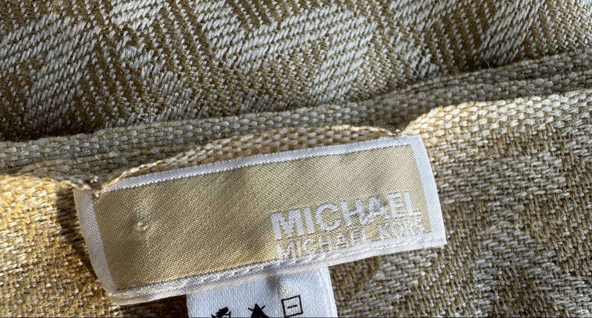 Foulard & Sciarpe: Michael Kors Scarf - Beige & neutral pattern - Cosy! – Usato da Rüschlikon venduto da luc_q2tl 3