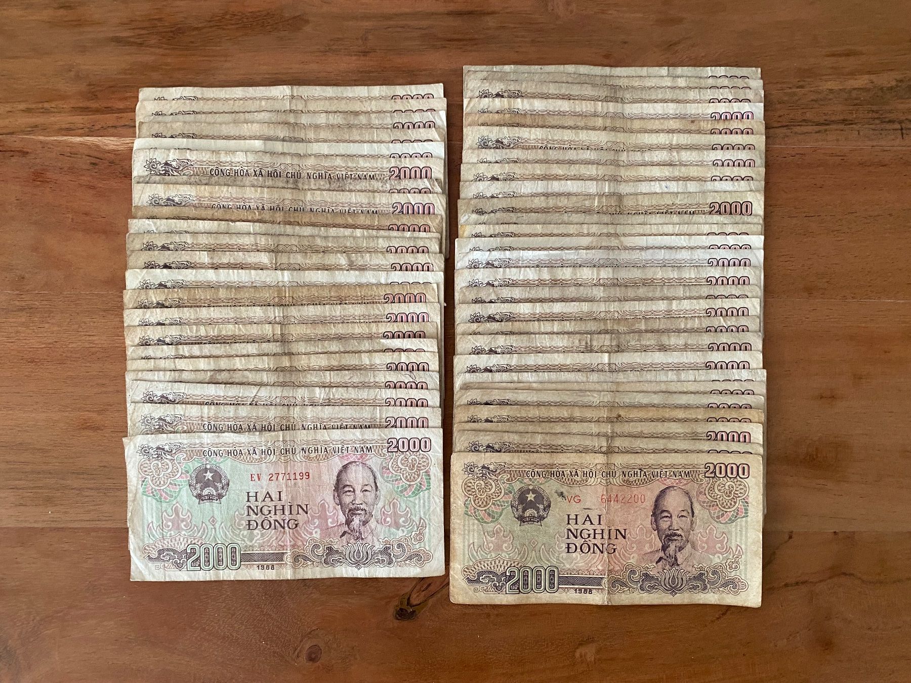 Billets de banque: Vietnam 50 Stück 2000 Dong 1988 – D'occasion à Brugg AG par banknoten_muesli