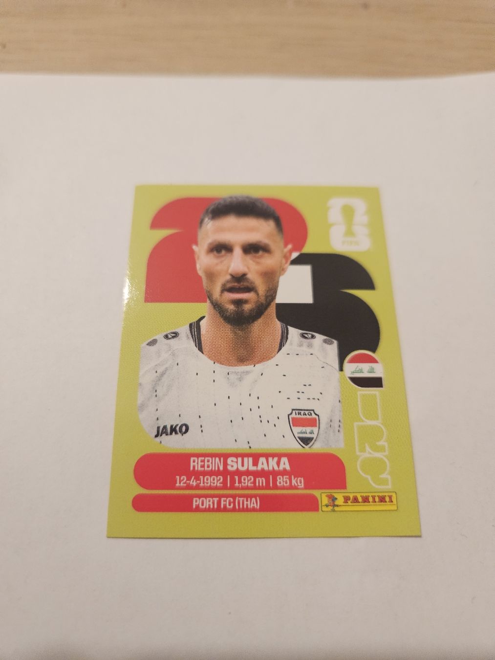 Panini Carte collezionabili: Panini WM 2026 IRQ 3 – Nuovo (secondo la descrizione) da Genève venduto da jerdinho1209