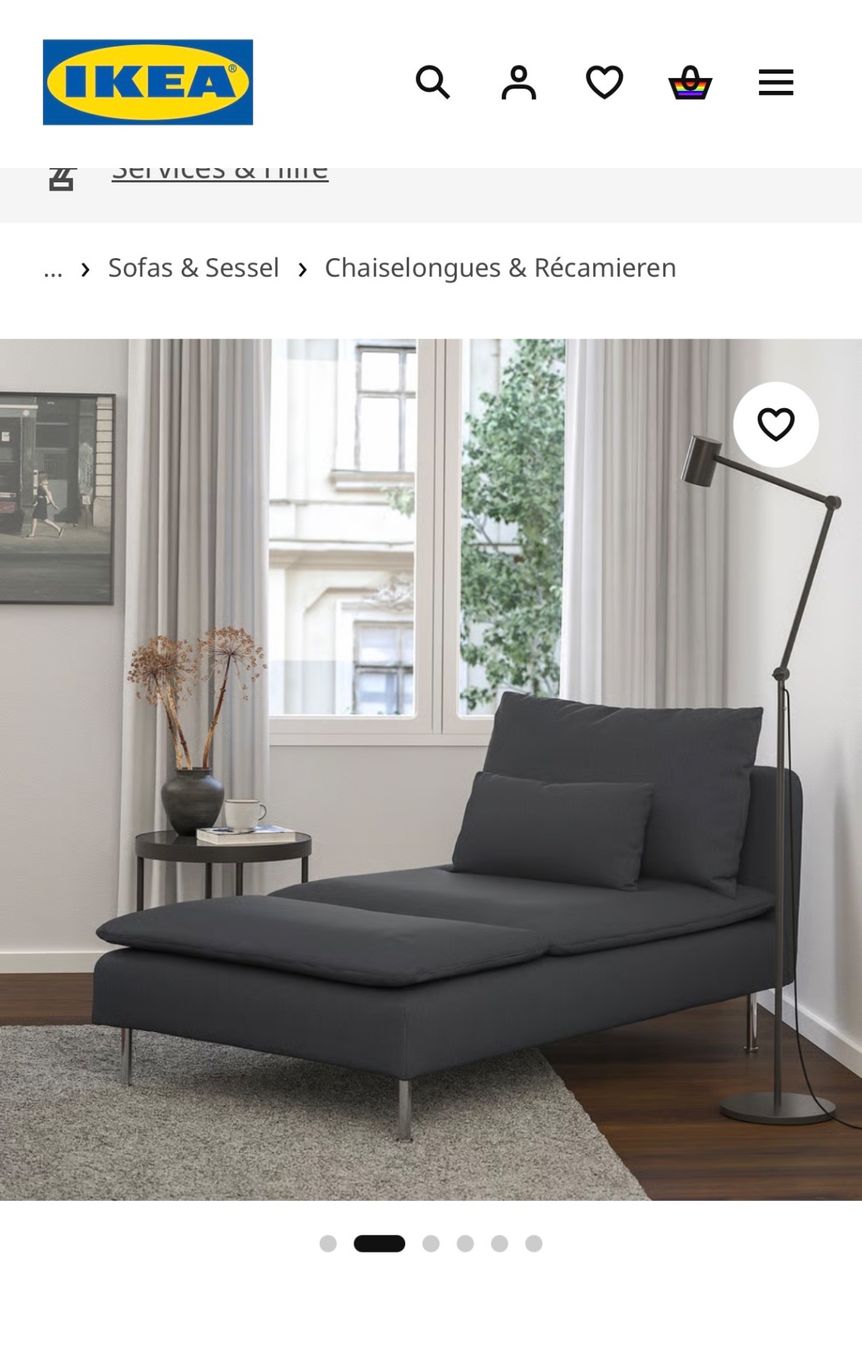 Ikea Sofas: Couch/Sofa Ikea Söderhamn Récamiere – Gebraucht aus Zürich von ant_ggc9 3