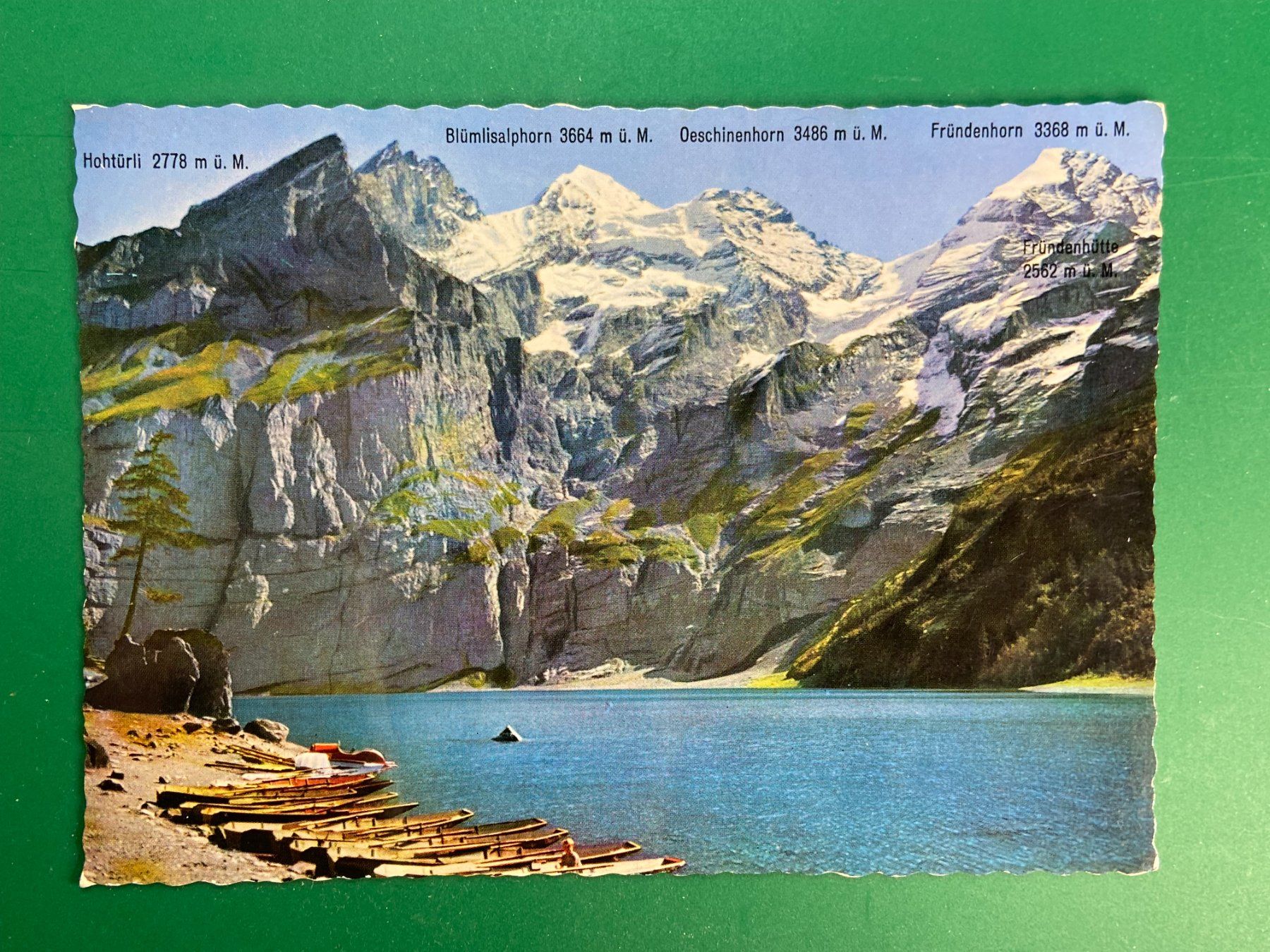 Ansichtskarten: Oeschinensee - Kandersteg – Gebraucht aus Steg VS von danwer74