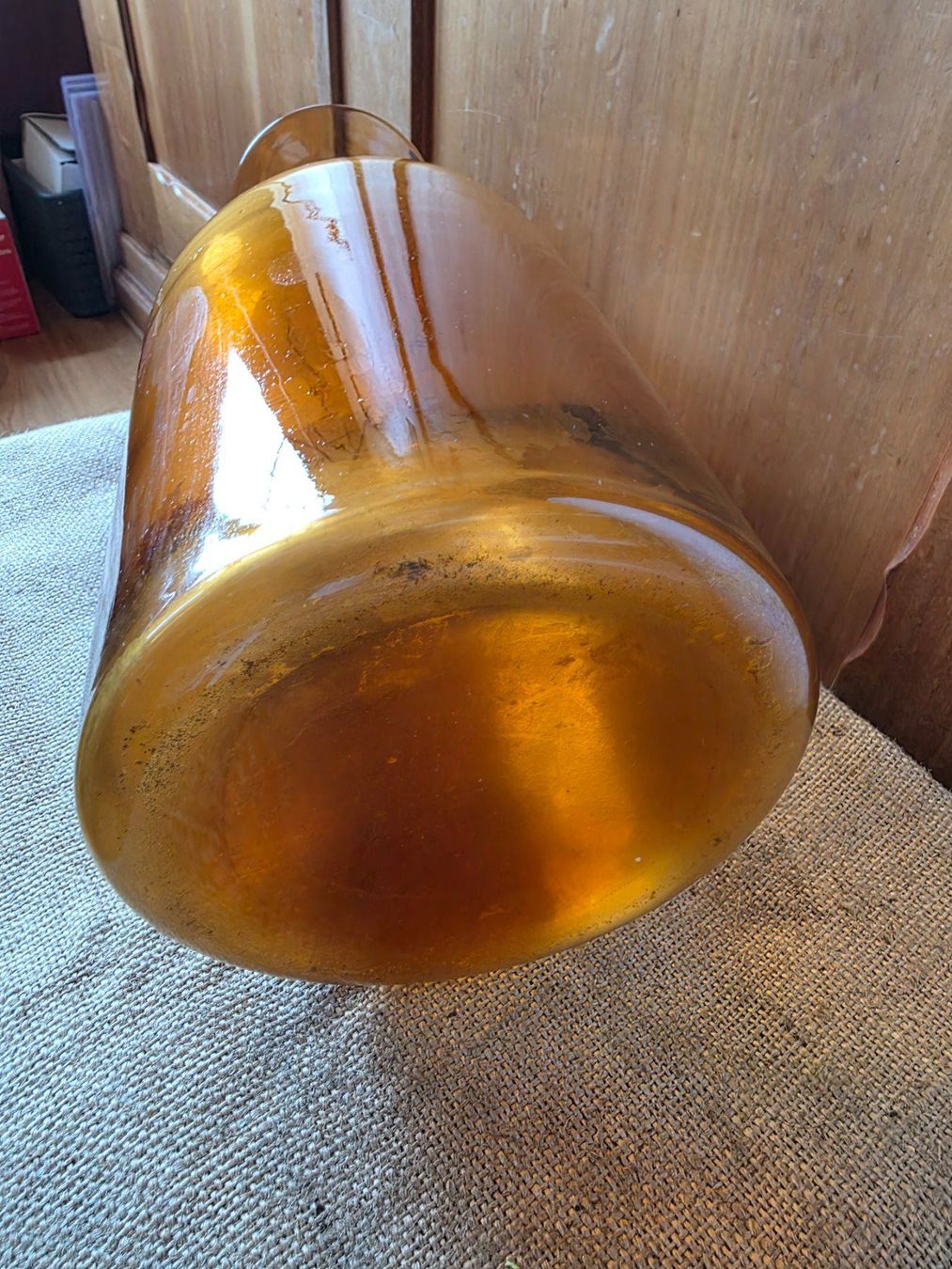 Vasi & Recipienti: antike grosse Glas Vase orange 44 cm – Usato da Walterswil BE venduto da Lonitti 3