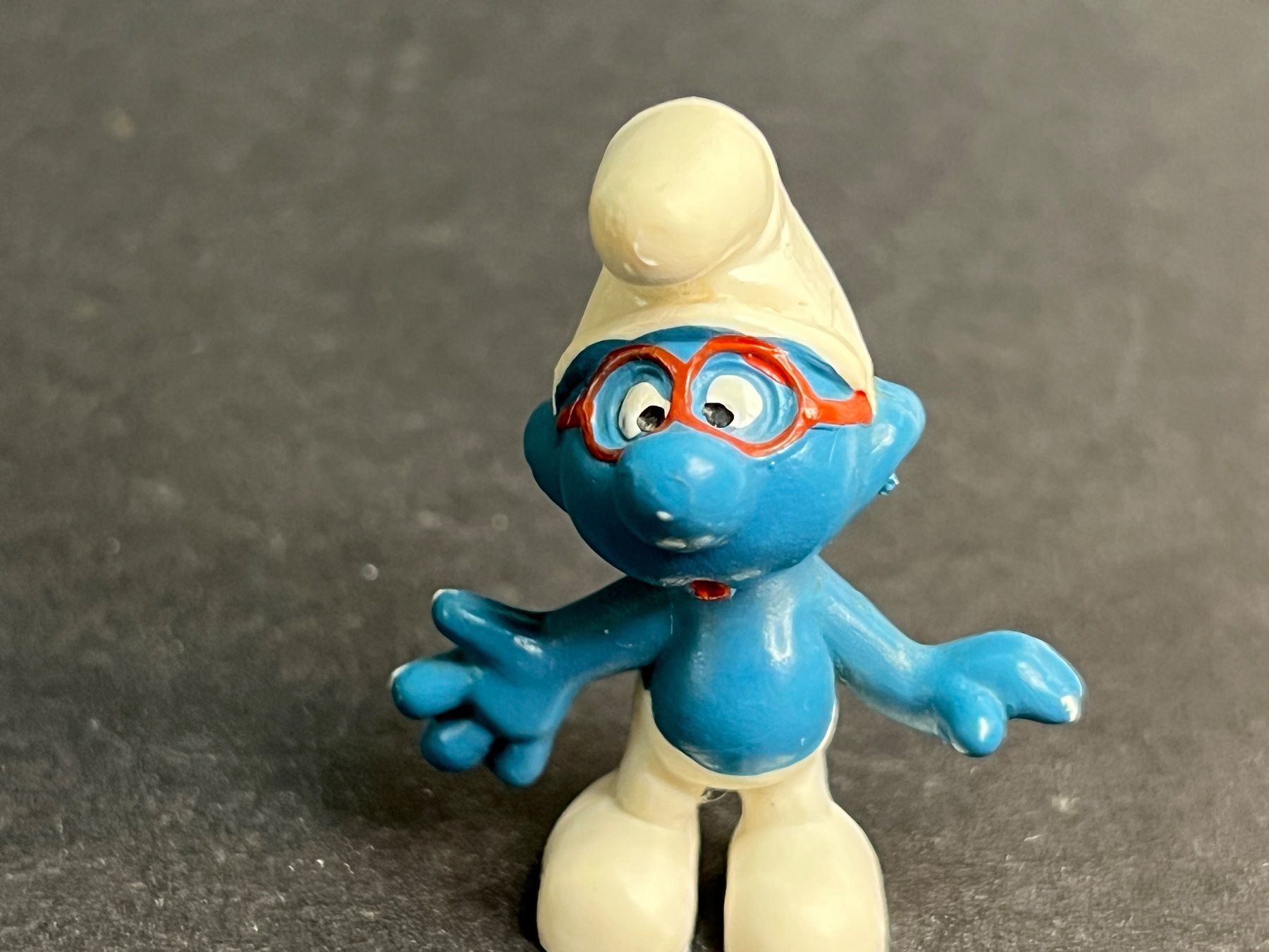 Schleich Statuette: Schlumpf Brillenschlumpf peyo Brille – Usato da Ennetbaden venduto da mapa05 3