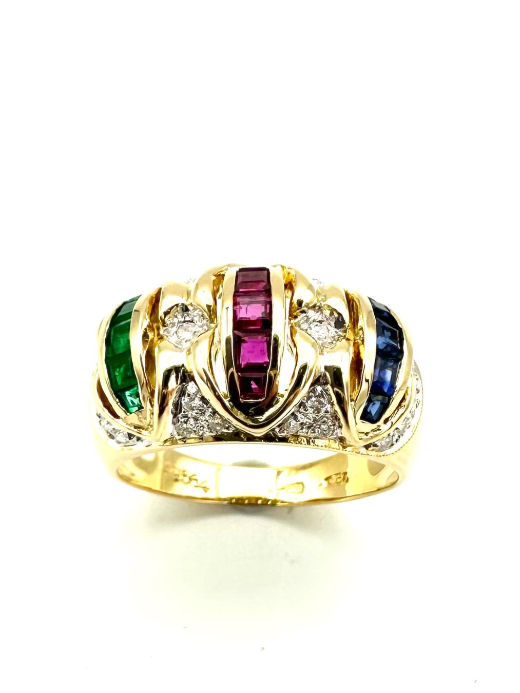 Bagues: Bague "Tutti Frutti" or jaune 18K – D'occasion à Renens VD par Diademe.sarl 1