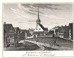 Hundwil von Isenring um 1835 sehr selten