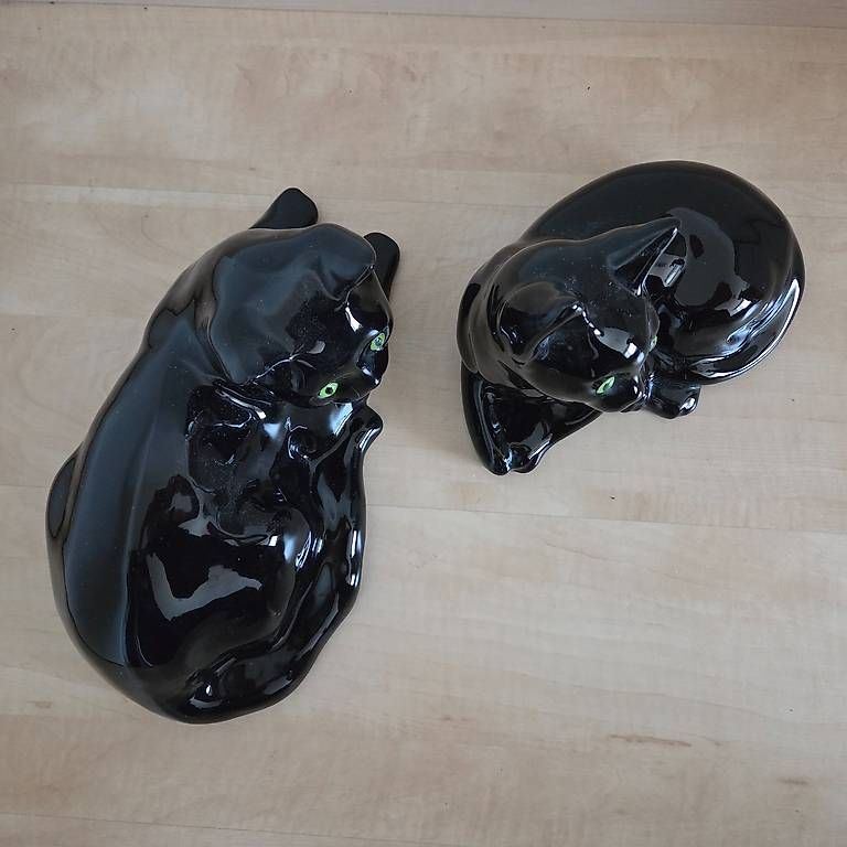 Tutte le decorazioni: Katzen schwarz aus Keramik – Nuovo (secondo la descrizione) da Zug venduto da Sunshine_113 1
