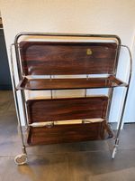 Bremshey Dinett Servierwagen 60er/70er – Chrom & Holzoptik –