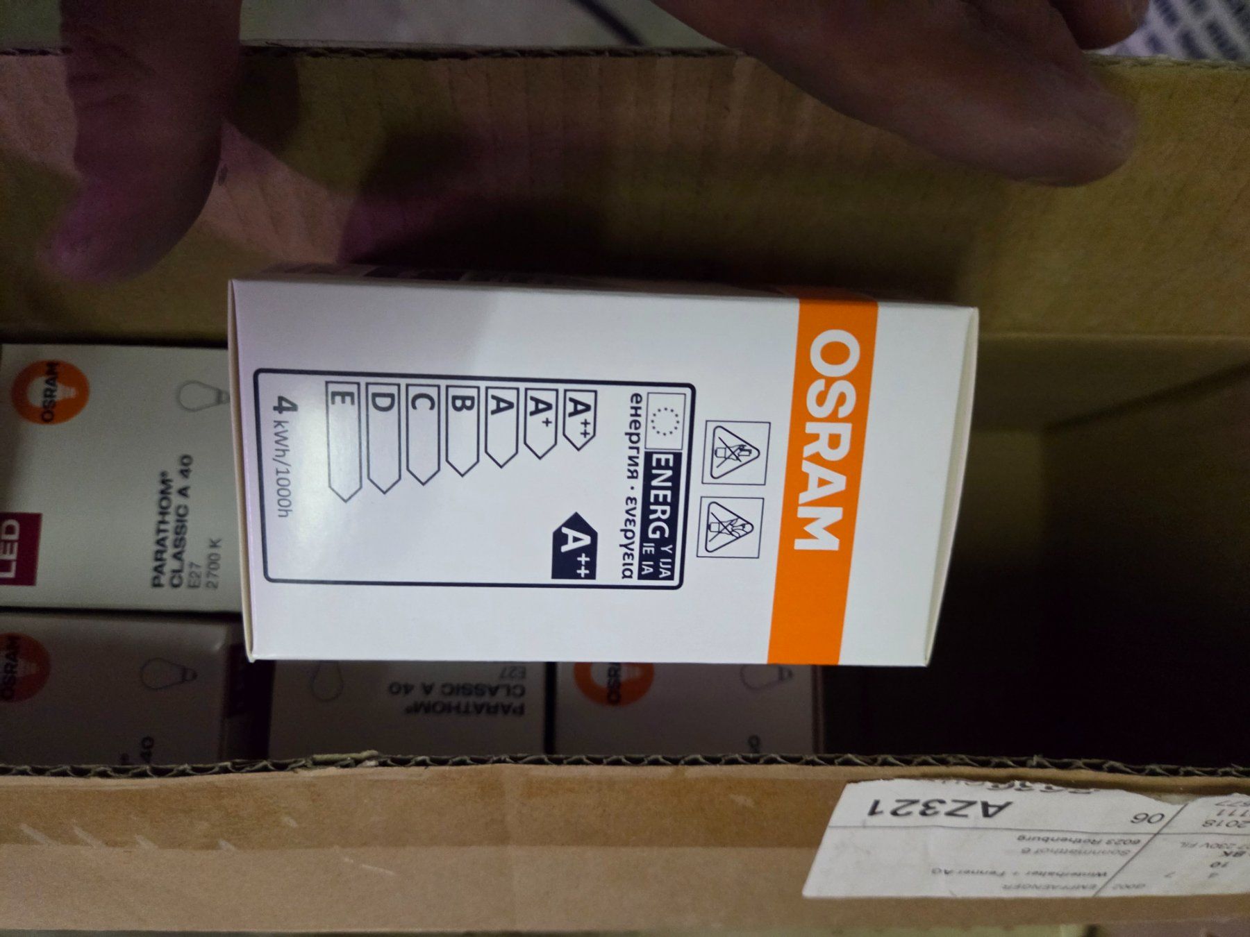 Osram Lampen: Glühbirne OSRAM LED 4W = 40W 470lm E27 2700K – Neu und originalverpackt aus Zürich von Alibaba1234 7