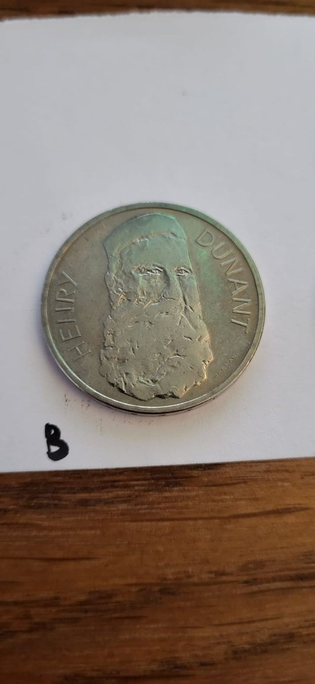 Tutti le monete: 5chf commémorative 1978 - Henry Dunant – Usato da Genève venduto da Naheu 1
