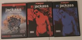 Lot de 3 DVD Jackass - Le meilleur du pire, parfait état
