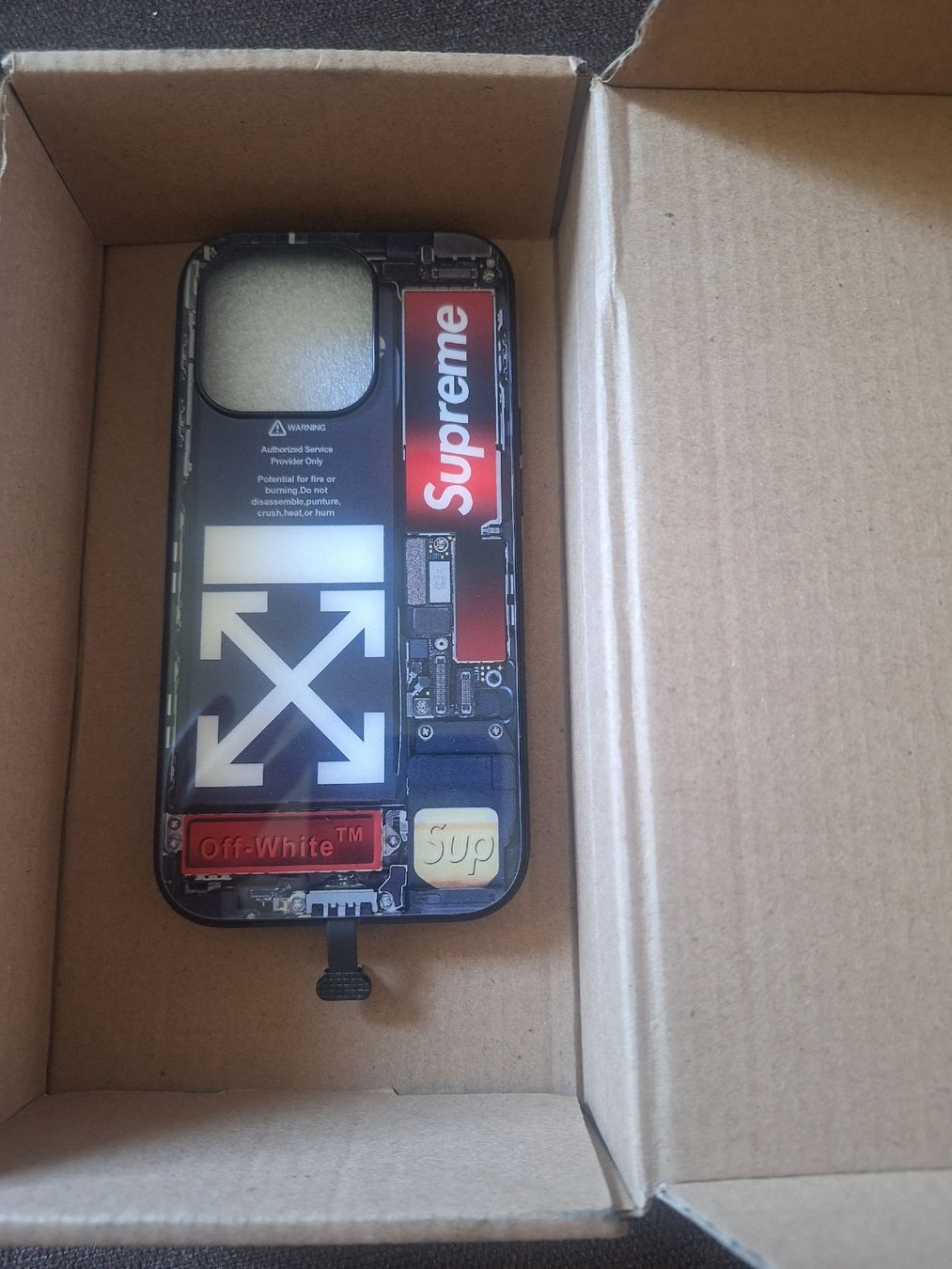 Cover & Protezioni schermo: iPhone 14 Pro Schutzhülle Supreme Off-White neu – Nuovo e nell'imballaggio originale da Wynau venduto da Ziegler_Secondhand