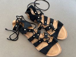 Sandalen Swartz Wildleder  Gr.38