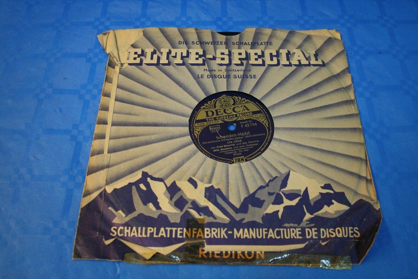 Dischi in vinile: Schallplatte Schellack, 78 Touren – Usato da Wettingen venduto da zibi137