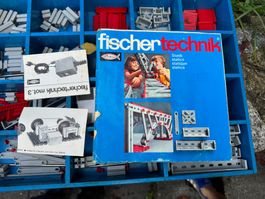 fischertechnik Statik Baukasten Konvolut Bauteile 70er