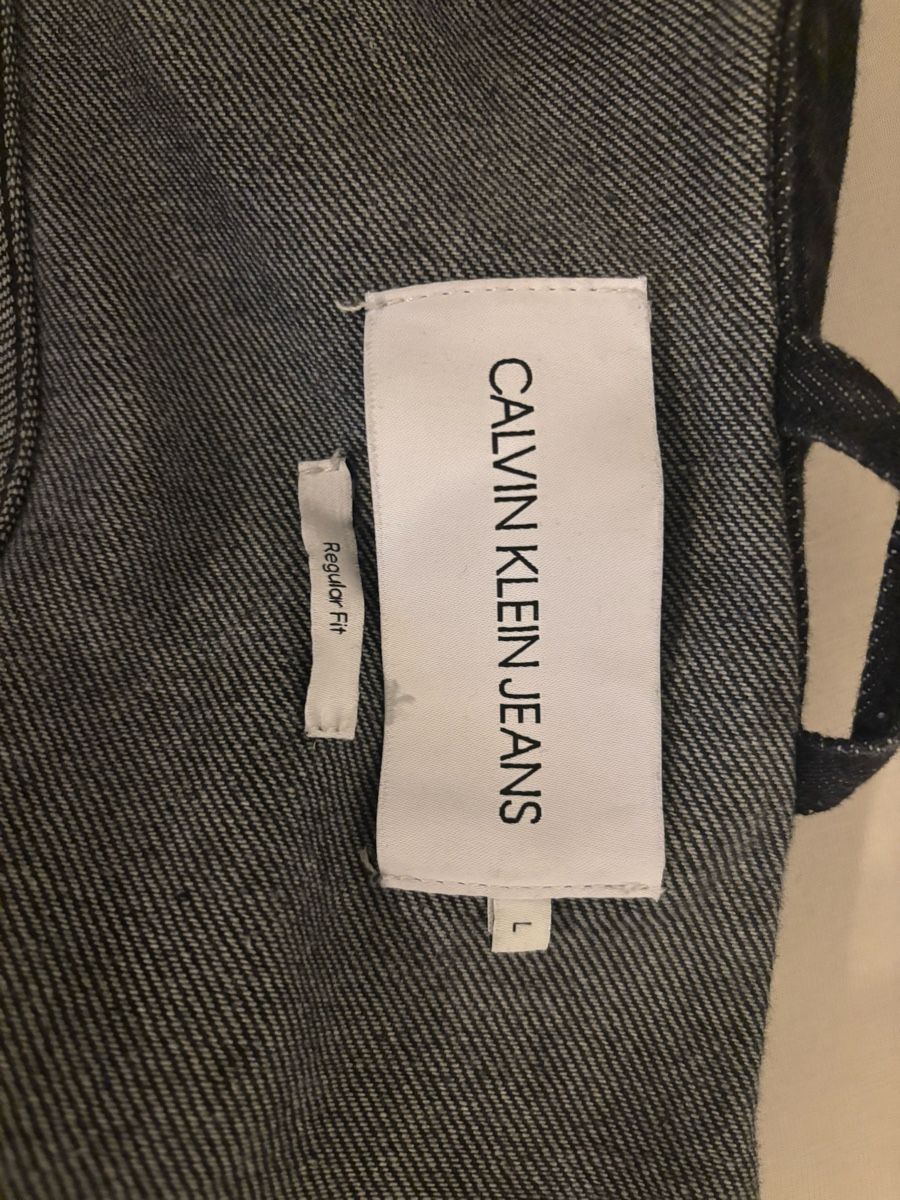 Calvin Klein Giacche: Calvin Klein Black Denim Jacket - Stylish Layering Piece – Usato da Baden venduto da David_Baden 1