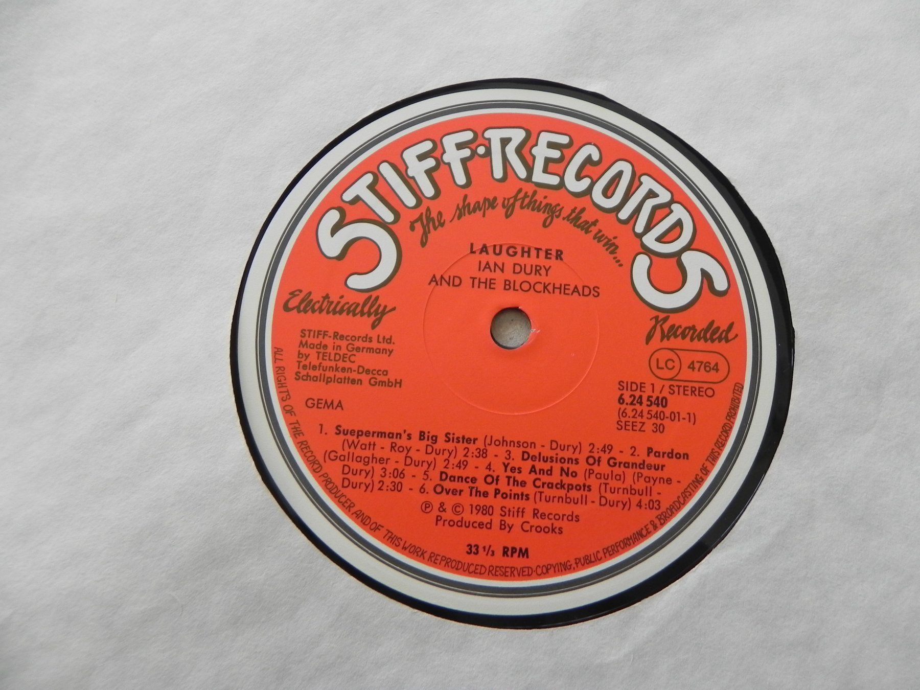Dischi in vinile: LP brit Rock Pop New Wave Disco Ian Dury – Usato da Siebnen venduto da krimsie 4