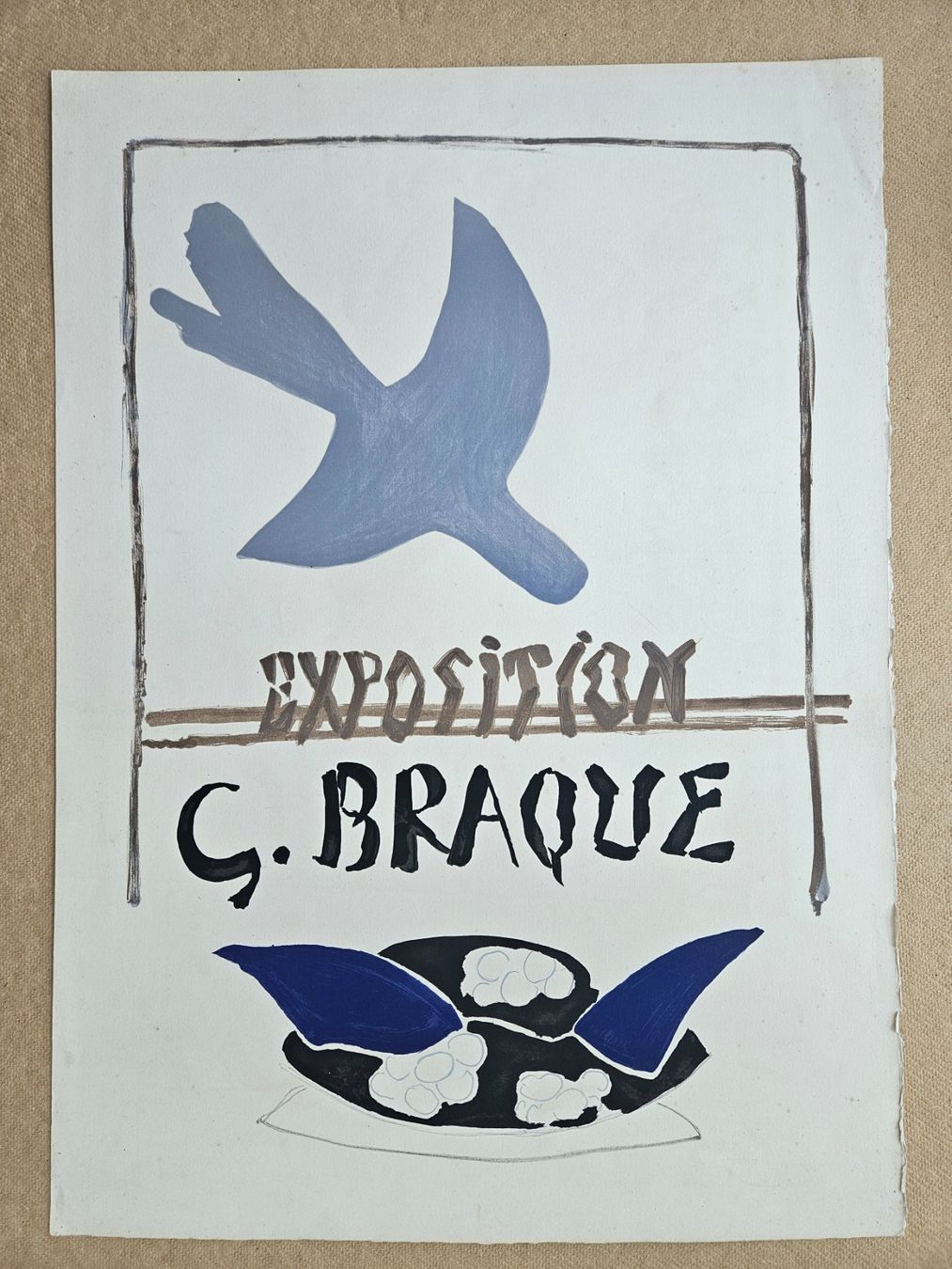Grafica & Litografie: Georges Braque Farblithographie – Usato da Wisen SO venduto da gralstrand