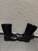 Stiefel Geox schwarz mit Glitzer-Applikation gebraucht