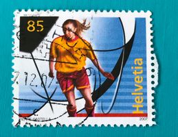 Nr.997 mit Stempel  Fußball-Europameisterschaft 2007   