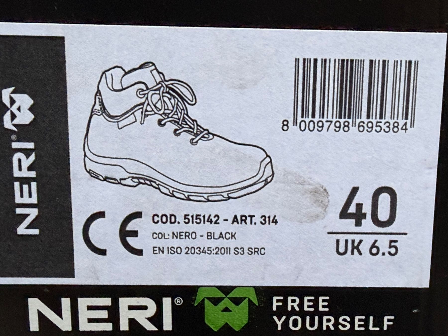 Scarpe da uomo: Sicherheitsschuh Neri 314 high S3 SRC, Gr. 40 – Nuovo e nell'imballaggio originale da Wattwil venduto da edel88 5