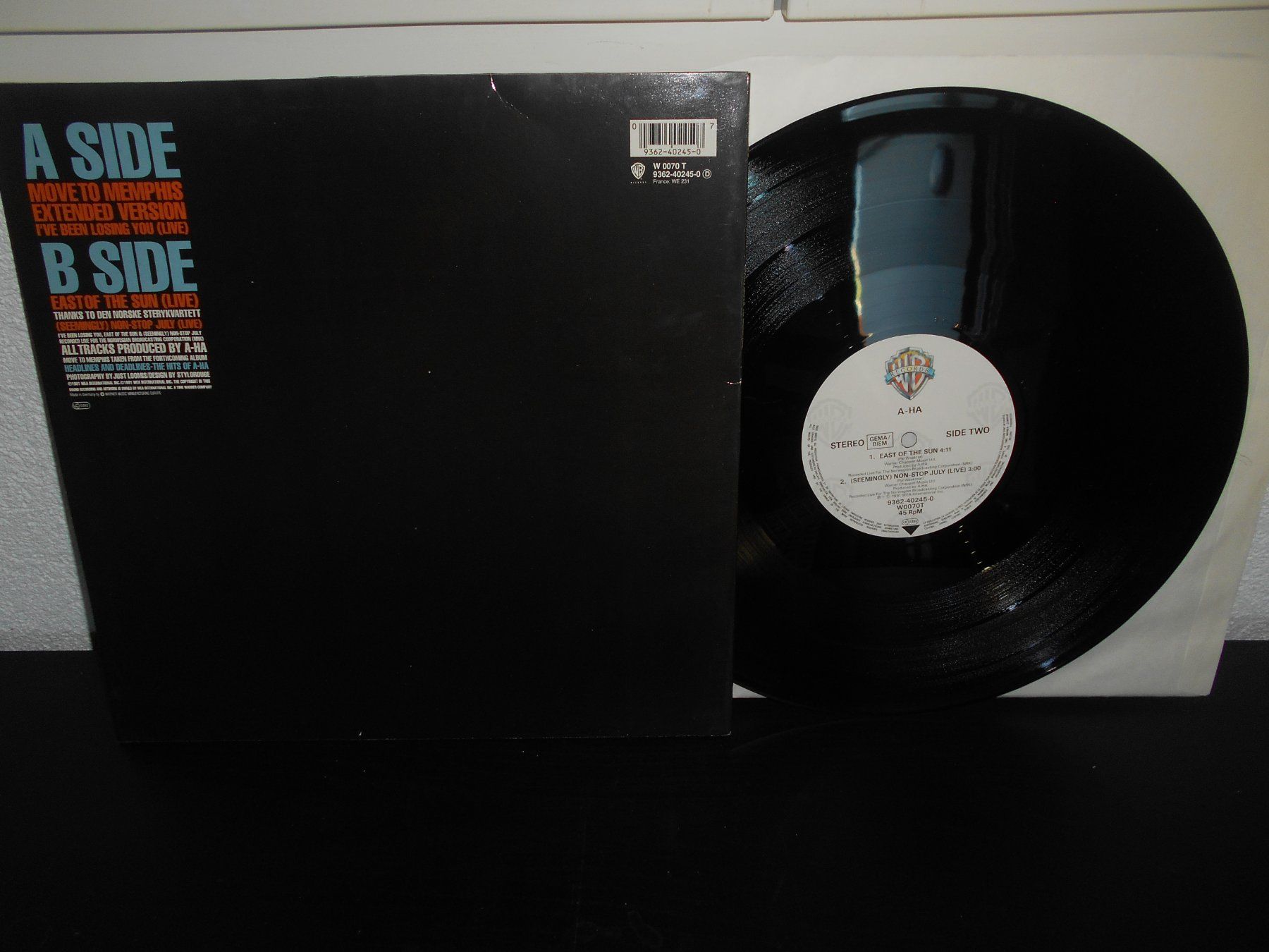 Schallplatten: A-ha – Move To Memphis / 1991 – Gebraucht aus Aarberg von witchhunter01 1
