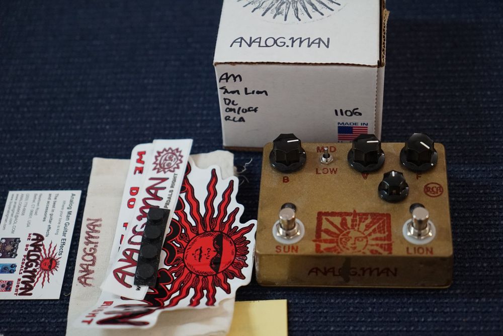Analog Man Sun Lion Fuzz Booster Pedal ultra rar (Gebraucht) in
