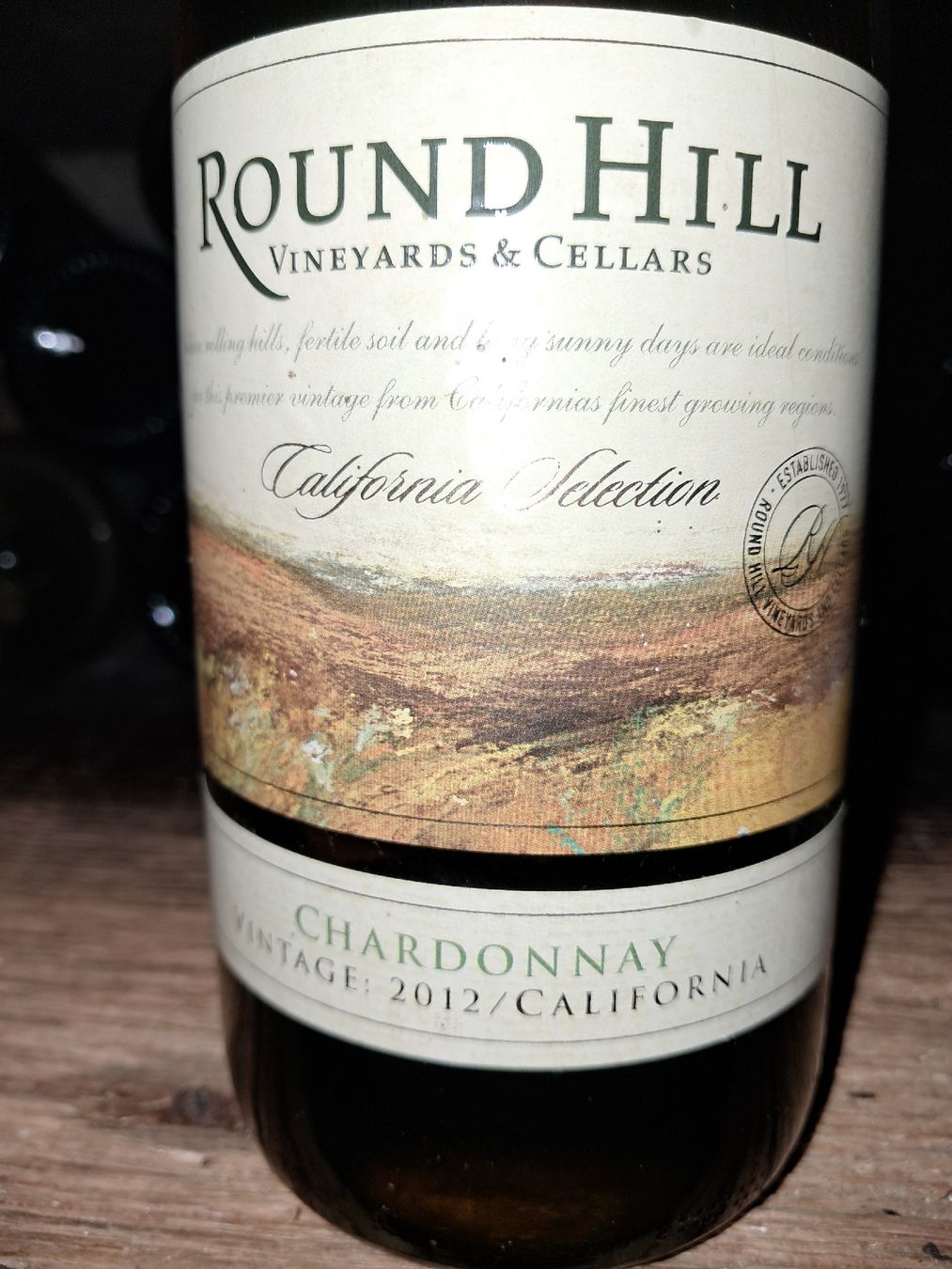 Vino: Round hill selection chardonnay 2012 – Nuovo e nell'imballaggio originale da Le locle venduto da juliensaran 1