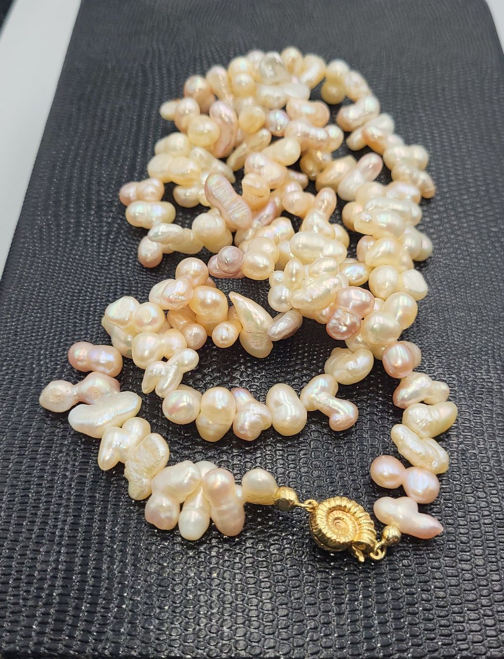 Catenine: Gold 585 Perlen Kette Mit Gold Verschluss – Usato da Wald ZH venduto da Dasilver 3