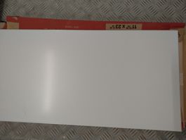 Wand Platte weiss mat