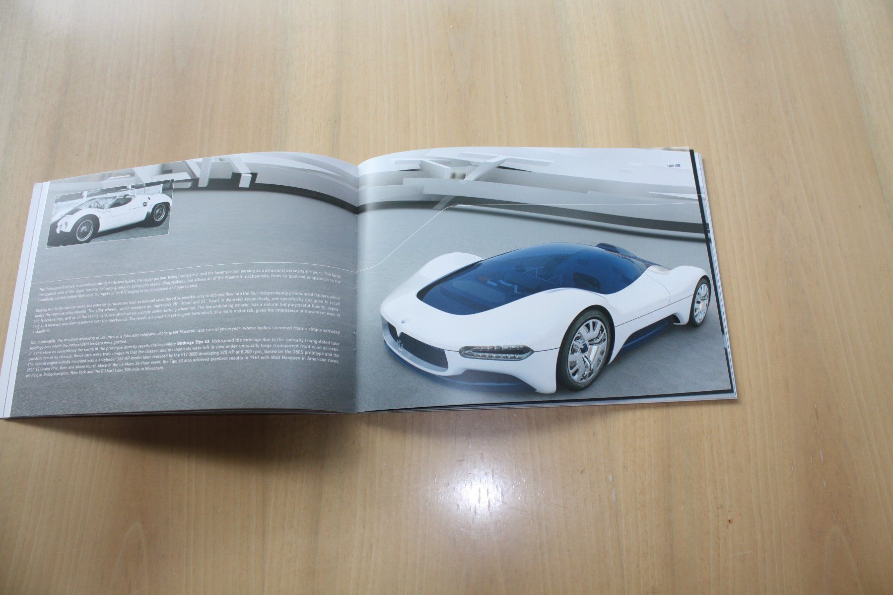 Maserati Documenti: Pininfarina Maserati Birdcage  Studie Modell Pressemappe/CD – Usato da Wikon venduto da erwin400 4
