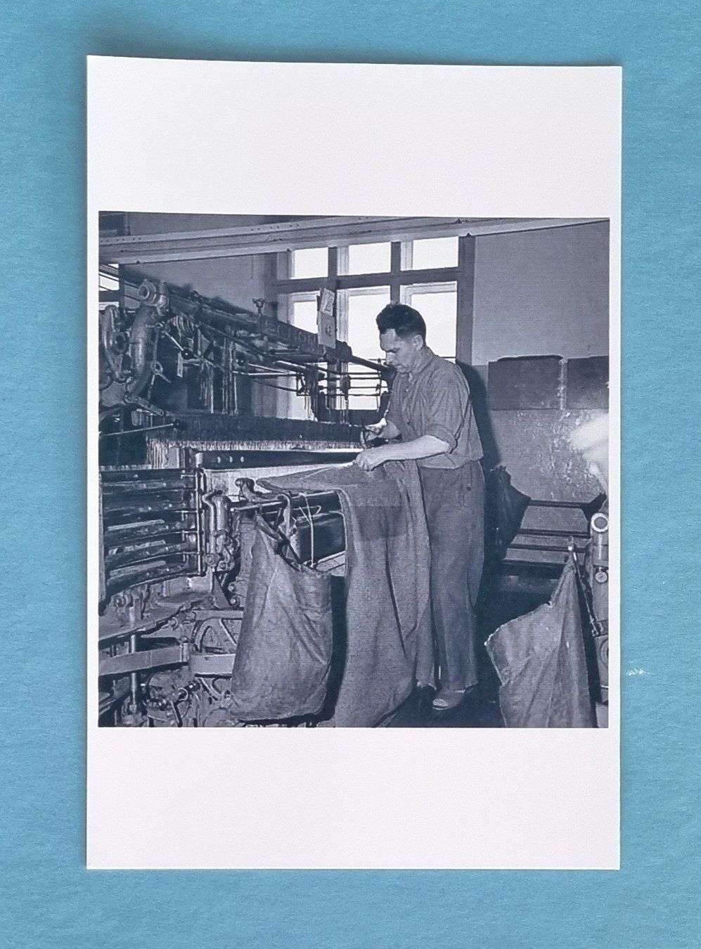 Ansichtskarten: Pfungen - Textilfabrik - Webereimaschine -1961 – Gebraucht aus Rothrist von RROENK