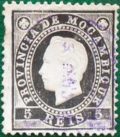 Mozambique Companie Briefmarke 5 Reis