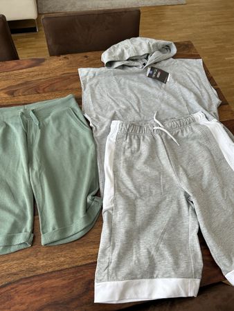 Sommer Set: Shorts, Shirt, Gr. 158/164, Neu