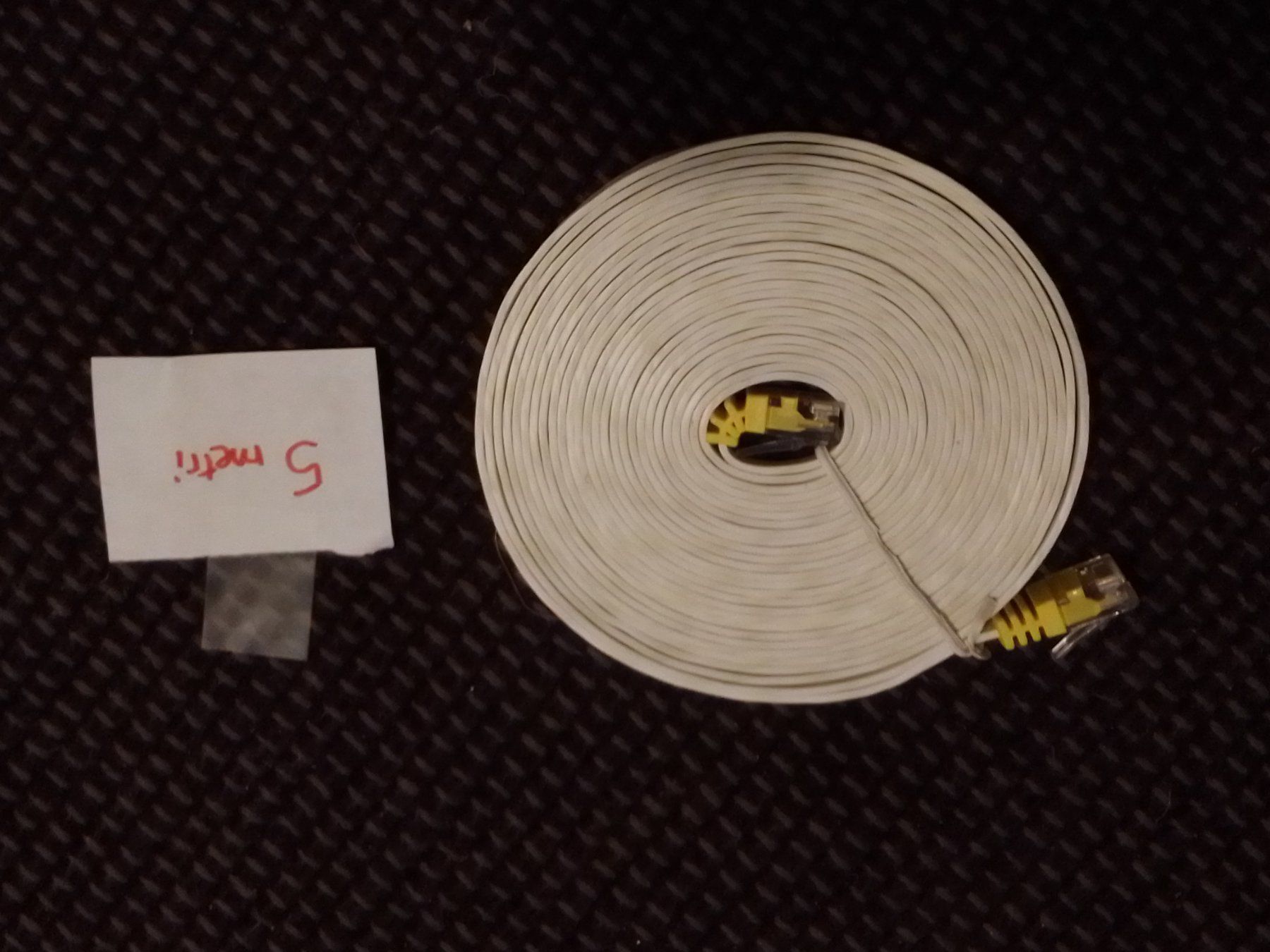 Cavi: Cavo ethernet - piattina - 5 metri – Usato da Porza venduto da ulletta1 1