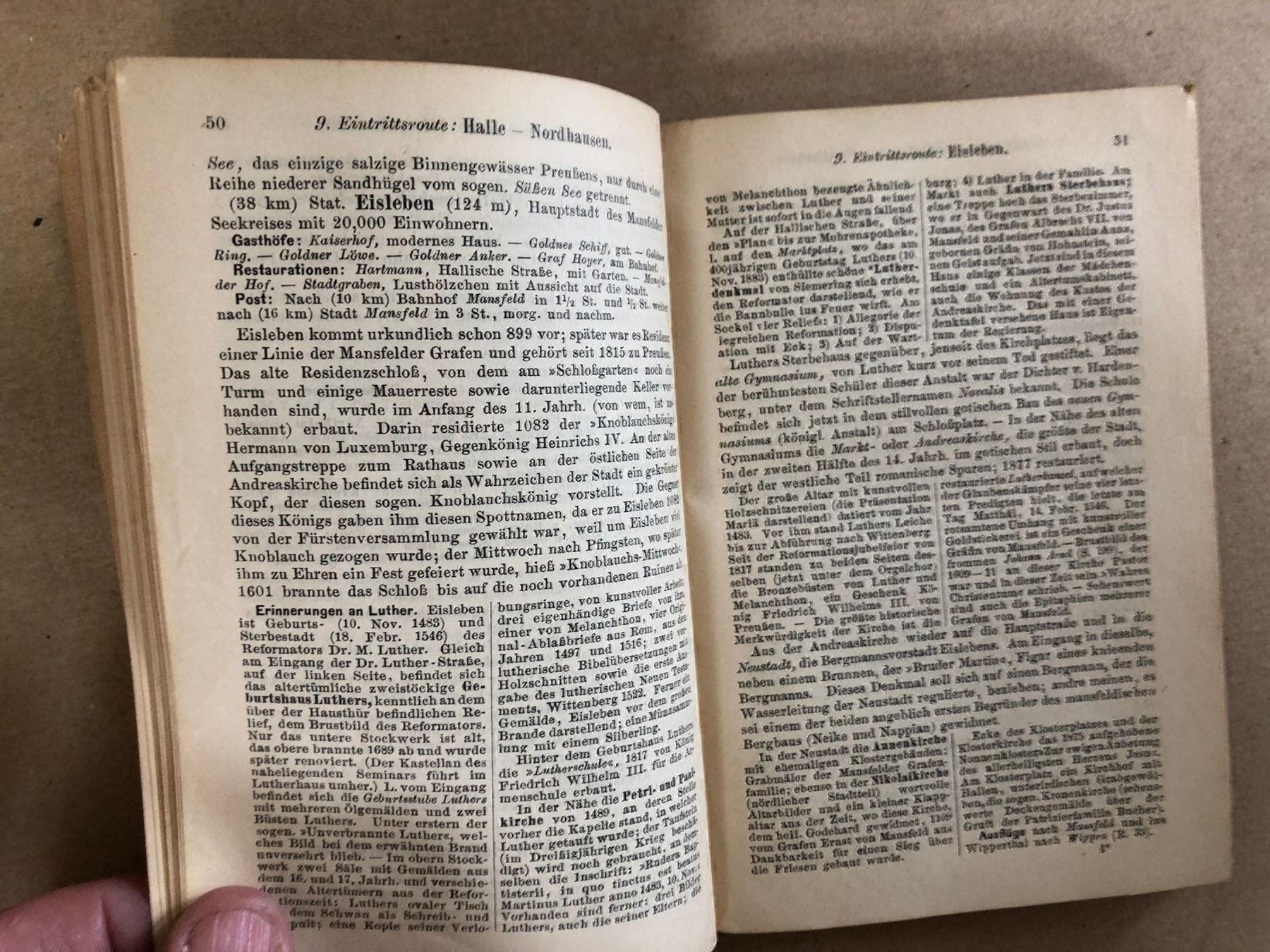 Libri: Meyers Reisebücher: Der Harz 1884 – Usato da Zürich venduto da allp 6