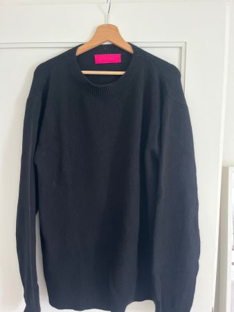 The Elder Cashmere Pullover, black, L
