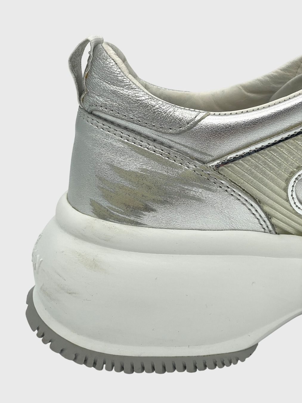 Hogan Damenschuhe: Hogan Maxi I Active Platform Sneaker EU 38 Metallic – Gebraucht aus Zürich von shoe_shop 4