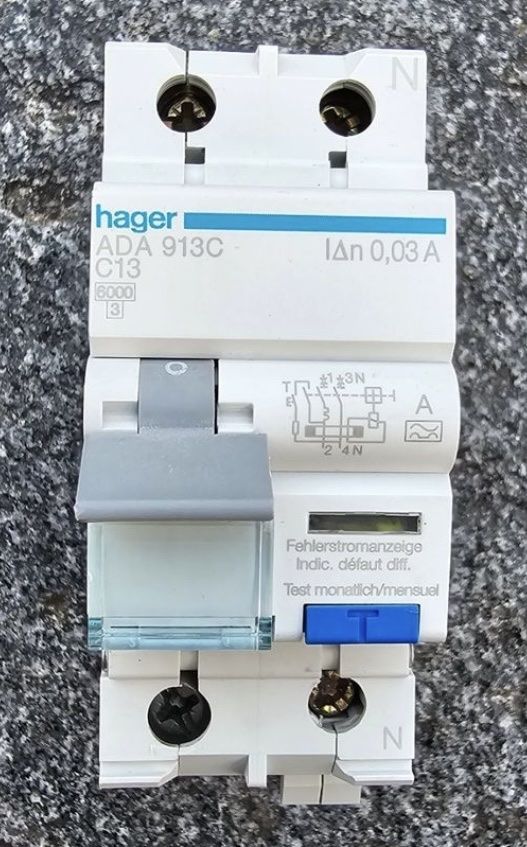 Hager Alimentazione elettrica: Hager FI LS C13 30mA – Nuovo e nell'imballaggio originale da Luzern venduto da Elektrogut 1