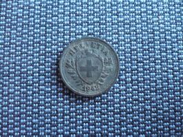 1 Rappen 1942 Zn