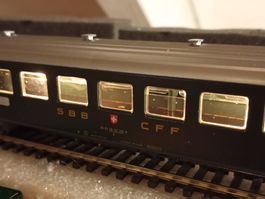 Fleischmann 5134 SBB EW II, Märklin Kupplung