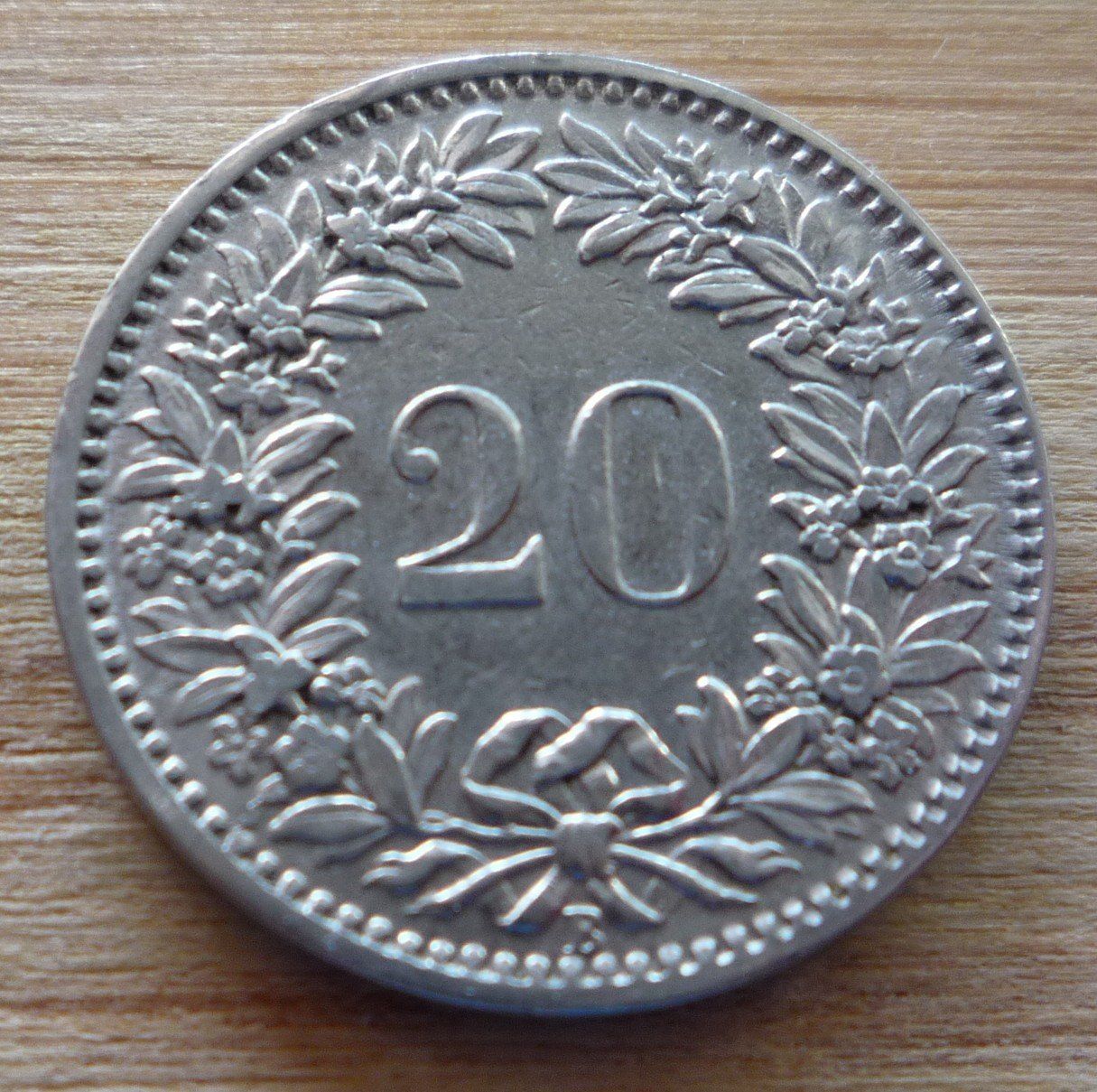 Toutes les monnaies: 20 Rappen 1920 – D'occasion à Rieden SG par Brockehuesli 1