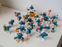 Sammlung Schlümpfe Schlumpf Figuren Retro